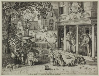 Allégorie des relations entre les générations - Pieter Serwouters