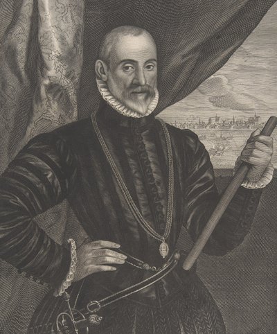 Francisco Valdes, commandant espagnol, de la série Quatuor Personae..., 1649 - Pieter Soutman