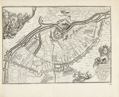 Le siège et la bataille de Narva en 1700, 1726 - Pieter Van der Aa