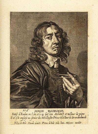 Portrait de Simon Bosboom, architecte et écrivain de l