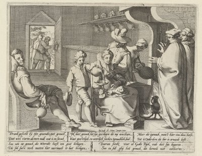 Allégorie de la paresse - Pieter de Jode (I)