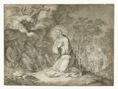 Christ dans le jardin des oliviers - Pieter de Jode (I)