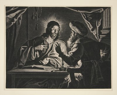 Christ et Nicodème - Pieter de Jode II
