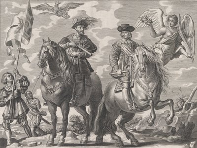 Planche 20 : Charles V et Ferdinand à cheval, de 