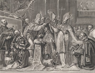 Planche 24 : Charles V couronné empereur par le pape, de 