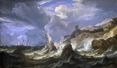Naufrage dans une tempête près d