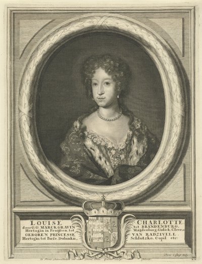 Ludvika Karalina Radzivił. Ludvika Karalina Radziwił (1688-1711) - Pieter van Gunst