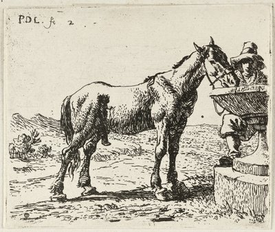 Cheval buveur - Pieter van Laer