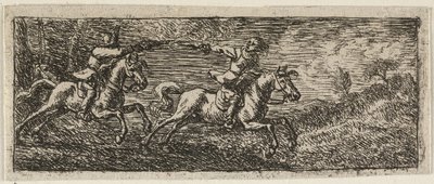 Deux cavaliers qui se battent - Pieter van Laer