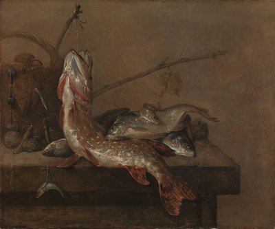 Nature morte avec poisson - Pieter van Noort