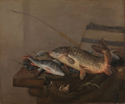 Nature morte aux poissons - Pieter van Noort