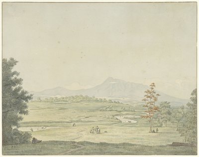 Paysage à Java - Pieter van Oort Hzn