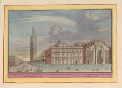Cathédrale et la tour Giralda à Séville - Pieter van den Berge