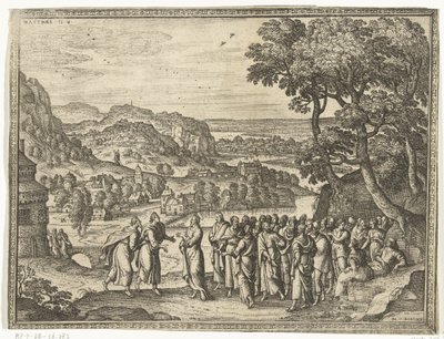 Le Christ répond aux disciples de Jean - Pieter van der Borcht (I)