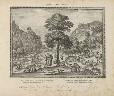 Dieu montre le paradis à Adam - Pieter van der Borcht (I)