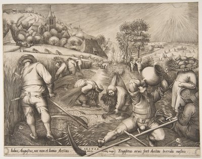 Été Aestas de la série Les Saisons - Pieter van der Heyden