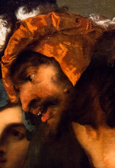 Le paiement du tribut, vers 1650/60 (Huile sur toile) - Pietro (1605-78) Della Vecchia