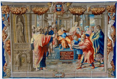 Tapisserie du XVIIe siècle représentant l