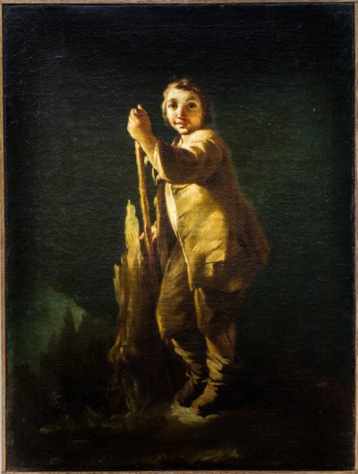 Berger debout, vers 1740 (Huile sur toile) - Pietro Longhi