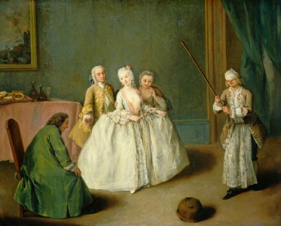 Le Jeu de la marmite, vers 1744 - Pietro Longhi