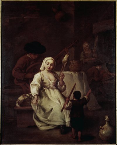 La Fileuse - Pietro Longhi