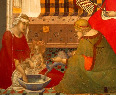 Naissance de la Vierge (détail) - Pietro Lorenzetti