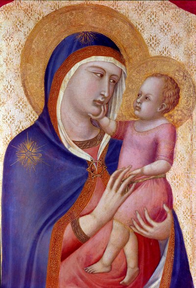 Madonna en gloire (détail) - Pietro Lorenzetti
