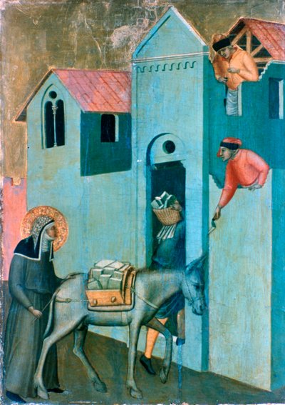 La Bienheureuse Humilité et onze histoires de sa vie (détail), vers 1306-1348 - Pietro Lorenzetti