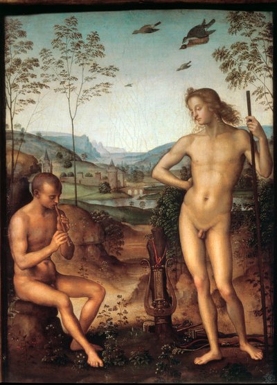 Apollon et Marsyas - Pietro Perugino