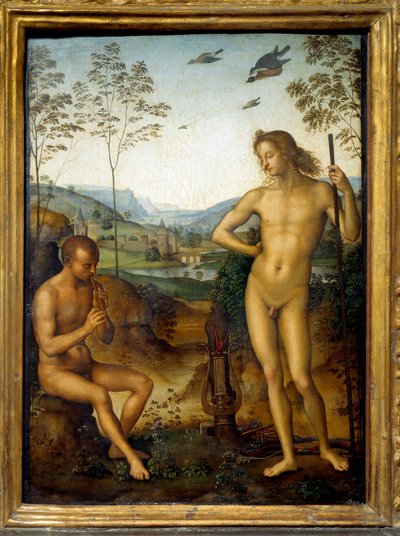 Apollon et Marsyas - Pietro Perugino