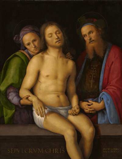 Christ mort avec Joseph d