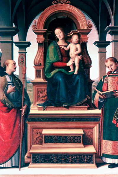 Madone et Enfant avec des Saints, c1470-1523 - Pietro Perugino