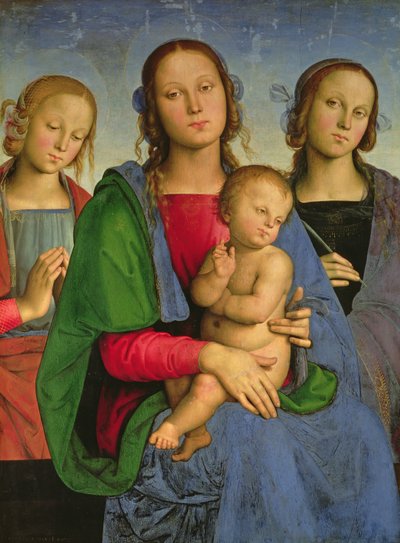 Madone et Enfant avec Sainte Catherine et Sainte Rosa, 1493 - Pietro Perugino