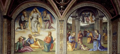 Transfiguration et Nativité - Pietro Perugino