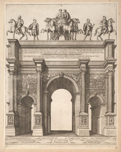 Arc de Septime Sévère à Rome - Pietro Sante Bartoli