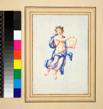 Figure masculine flottante - Pietro Santi Bartoli