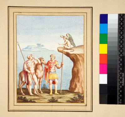 Deux figures et un sphinx - Pietro Santi Bartoli