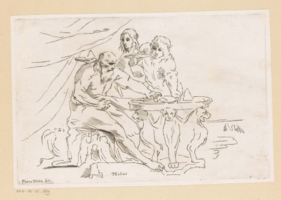 Midas servi de mets - Pietro Testa