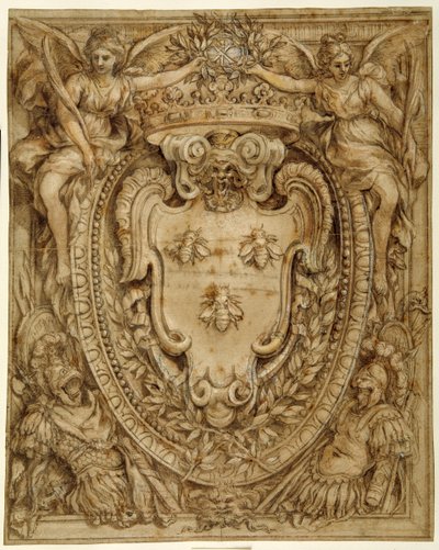 Armoiries de Don Taddeo Barberini, Prince de Palestrina - Pietro da Cortona