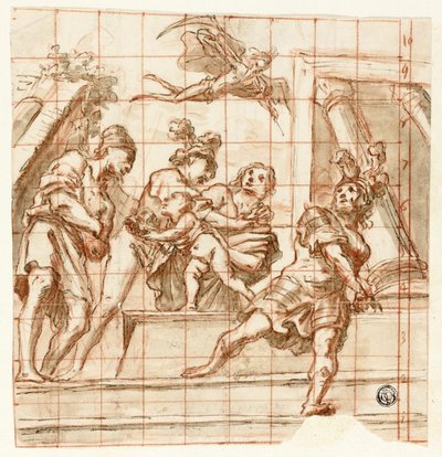 Scène allégorique avec le Père Temps - Pietro della Vecchia