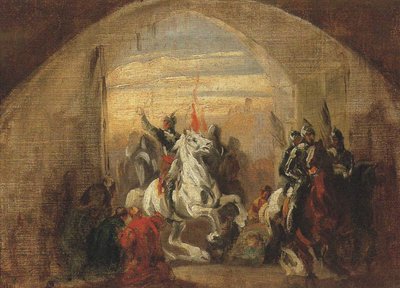 Boleslaw Ier Chrobry entrant dans Kiev conquise, c. 1837 - Piotr Michalowski