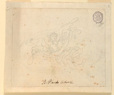 Esquisse pour un Ange Volant - Placido Costanzi