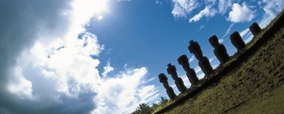 Statues Moai, Parc National de Rapa Nui sur l