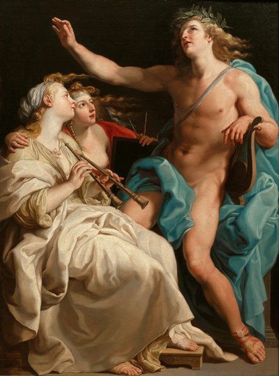 Apollon et deux Muses - Pompeo Batoni