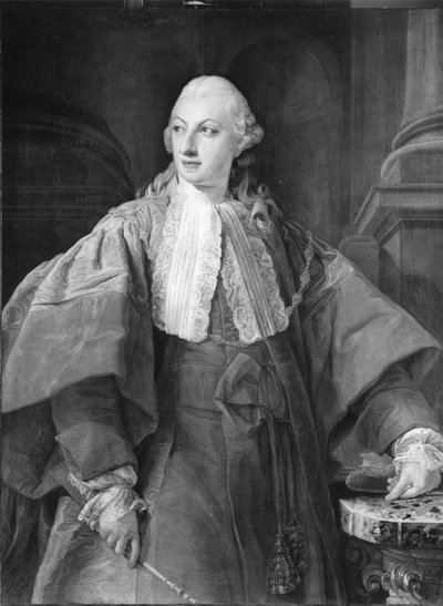 Portrait du prince Abbondio Rezzonico en sénateur de Rome - Pompeo Girolamo Batoni