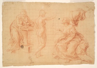 Études pour « Hercule à la croisée des chemins » et pour la « Nativité » - Pompeo Girolamo Batoni