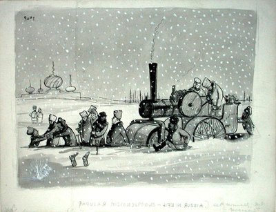 Idées fausses populaires : La vie en Russie, illustration de Punch, publiée le 27 décembre 1939 - Pont