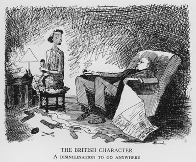 Le caractère britannique, une réticence à aller n