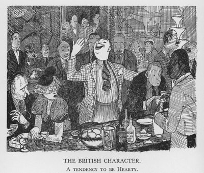 Le caractère britannique, tendance à être chaleureux (lithographie) - Pont