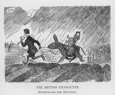 Le caractère britannique, Enthousiasme pour la chasse - Pont